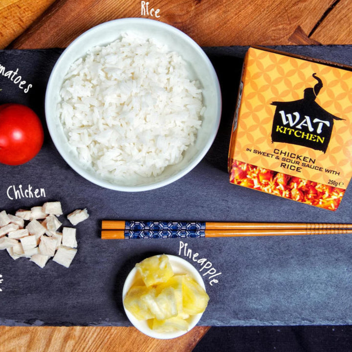 Chicken in Sweet & Sour Sauce with Rice