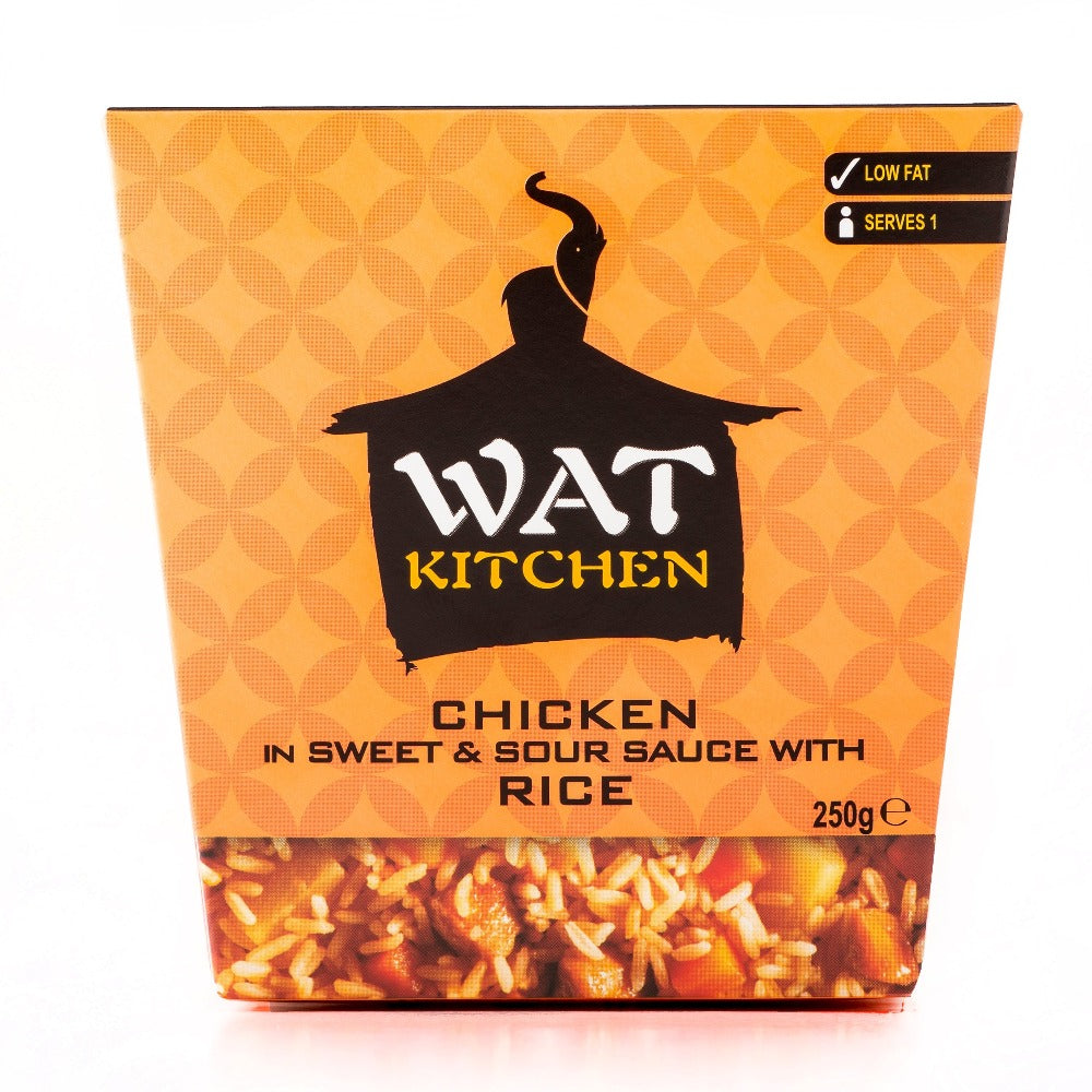Chicken in sweet & sour sauce with rice - Pack of 6